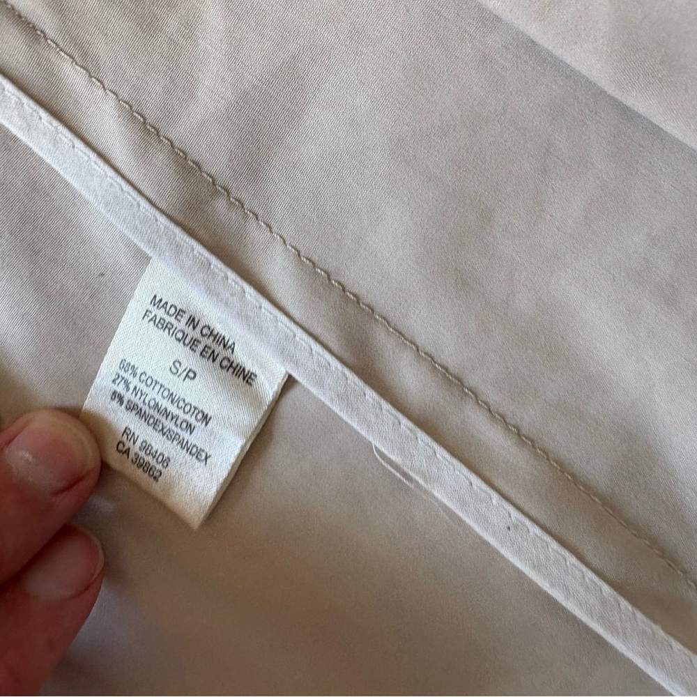 Theory Daye Tan Double Breasted Trench Coat Size Small - Picture 10 of 10